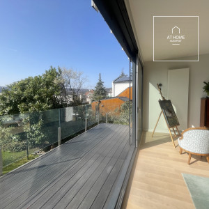 Luxury semi-detached house with panoramic view for sale Budapest, 2nd district, Törökvész