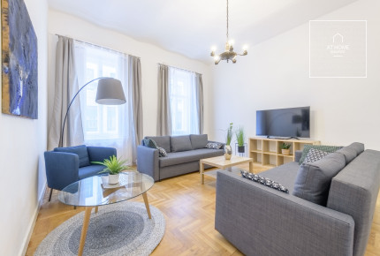 Newly built apartment with garden for rent in Budapest 6th district,  Külső-Terézváros