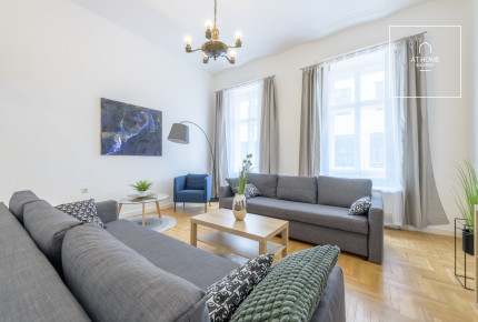 Newly built apartment with garden for rent in Budapest 6th district,  Külső-Terézváros