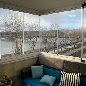 3-bedroom apartment with view of the Danube for rent in Budapest IX. district