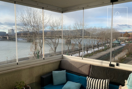 3-bedroom apartment with view of the Danube for rent in Budapest IX. district