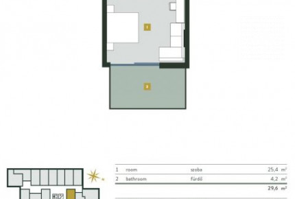 Exclusive apartment for sale  II/A. district, Kehidakustány