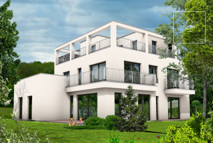 Newly built, green area, garden-connected apartment for sale in the 12th district of Budapest, Svábhegy.