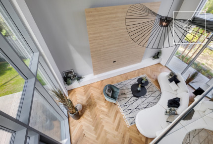 A newly built, panoramic luxury family house is for sale in the 2nd district of Budapest, Zöldmál