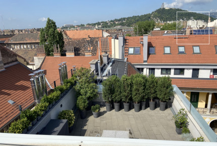 Körpanorámás prémium penthouse lakás kiadó Budapest IX. kerület, Ferencváros