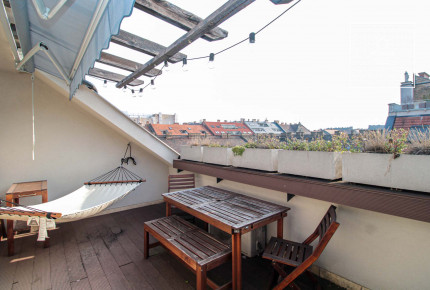 Apartment with terrace is for sale in Budapest VI. district, Terézváros