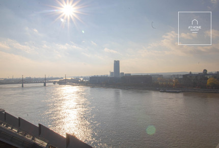 Penthouse apartment with huges terrace overlooking the Danube Budapest IX. district, Millenium City Center