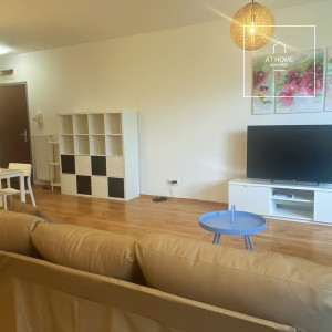 A three-bedroom premium apartment is available for rent in the 13th district of Budapest, Marinapart