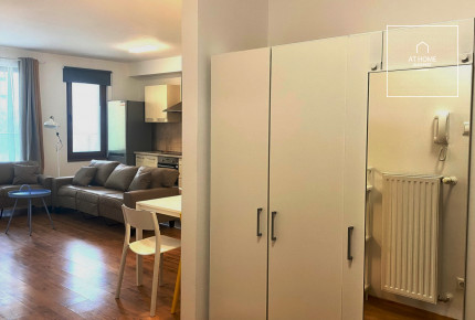 A three-bedroom premium apartment is available for rent in the 13th district of Budapest, Marinapart