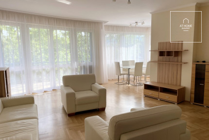 Three-bedroom apartment for rent in a green area of the 2nd district of Budapest, Törökvész