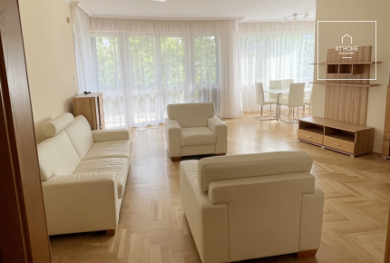 Three-bedroom apartment for rent in a green area of the 2nd district of Budapest, Törökvész