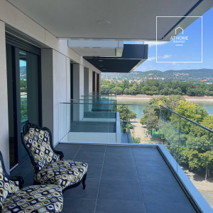 Danube panoramic apartment in a newly built residential park Budapest XIII. district Újlipótváros