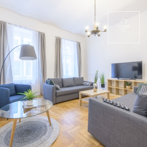 Apartment with garden for rent in Budapest 6th district,  Külső-Terézváros