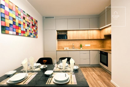 Two-bedroom newly built apartment available for rent in Budapest, 11th district, Kelenföld.