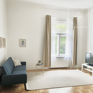 Newly renovated two-room apartment directly below the Buda Castle, District I, Várnegyed