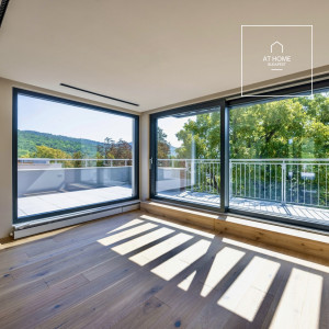 Premium Duplex Apartment with Huge Rooftop Terrace – Green Residential Area,  District II, Budapest