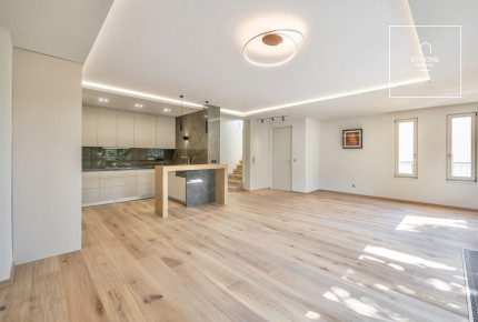 Premium Duplex Apartment with Huge Rooftop Terrace – Green Residential Area,  District II, Budapest