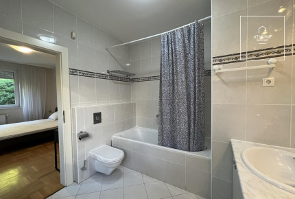 Three-bedroom garden-connected apartment for rent Budapest II. district, Rózsadomb