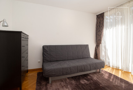 Elegant apartment with garden connection for rent Budapest II. district, Újlak