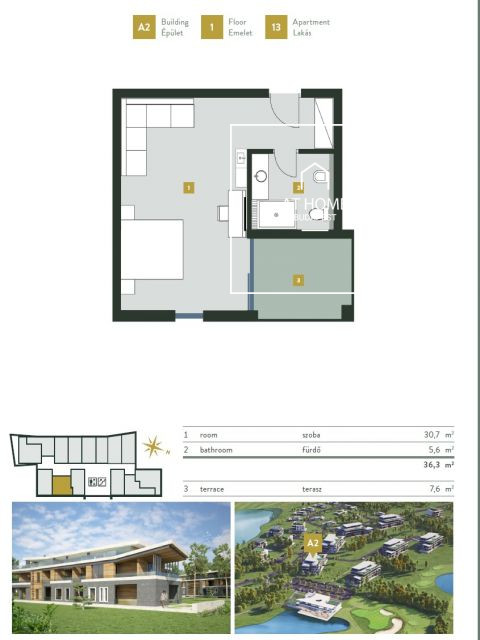 Stunning apartment for sale, Kehidakustány