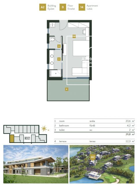 Exclusive apartment for sale  II/A. district, Kehidakustány