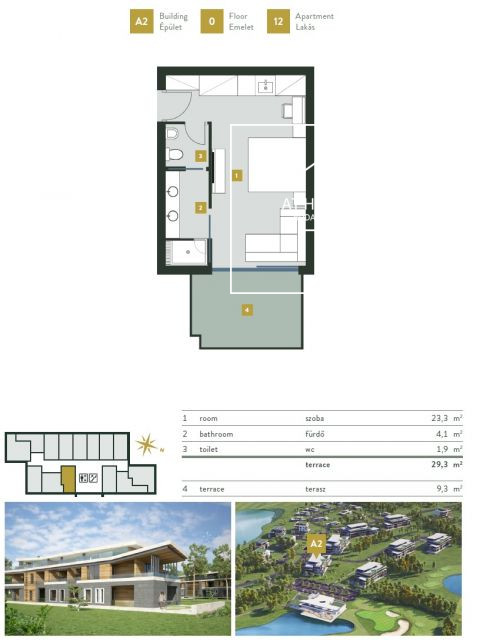 Exclusive apartment for sale  II/A. district, Kehidakustány