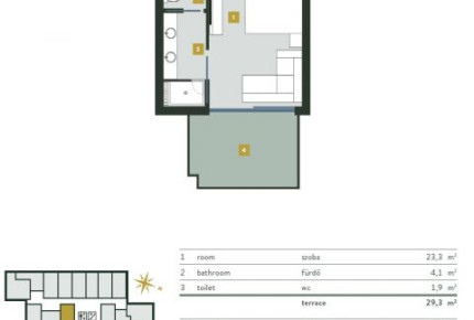 Exclusive apartment for sale  II/A. district, Kehidakustány