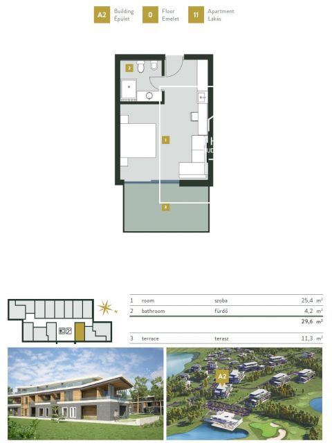 Exclusive apartment for sale  II/A. district, Kehidakustány