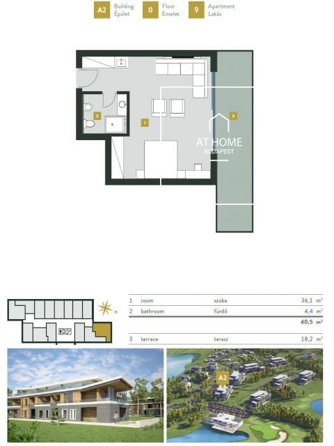 Stunning apartment for sale  II/A. district, Kehidakustány