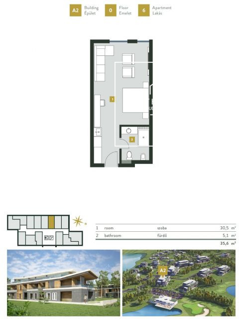 Charming apartment for sale  II/A. district, Kehidakustány