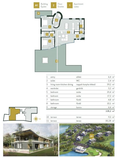 Stunning apartment for sale  II/A. district, Kehidakustány