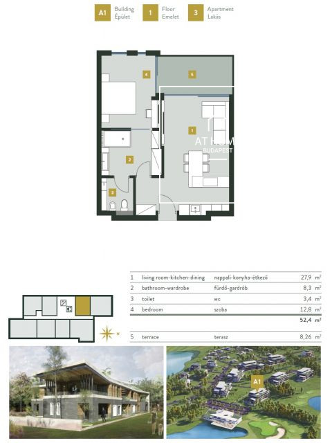 Stellar apartment for sale  II/A. district, Kehidakustány