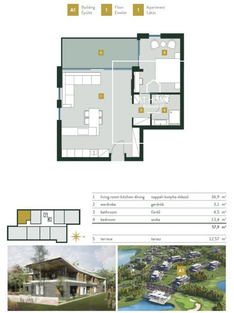 Stellar apartment for sale  II/A. district, Kehidakustány