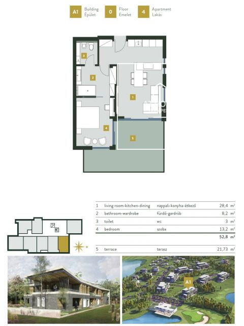 Nice apartment for sale  II/A. district, Kehidakustány