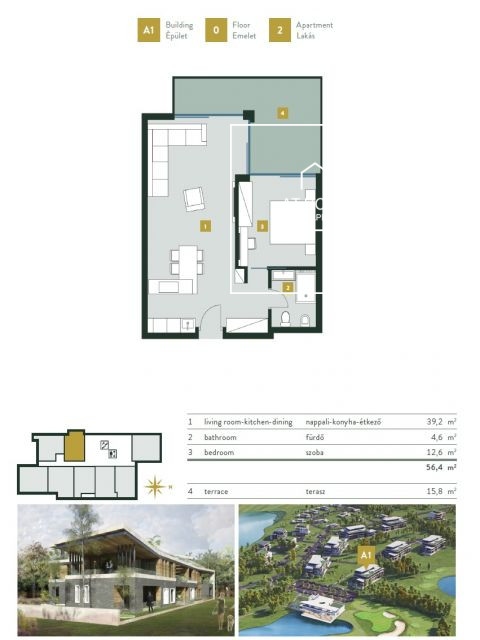 Lenyűgöző lakás eladó  II/A. kerület, Kehidakustány