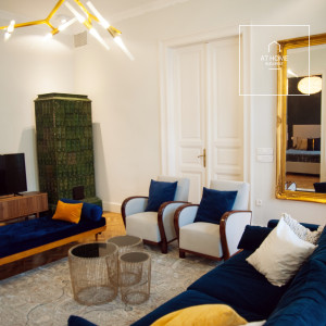 Fully furnished 133 sqm, 3-bedroom apartment for rent in the 6th district