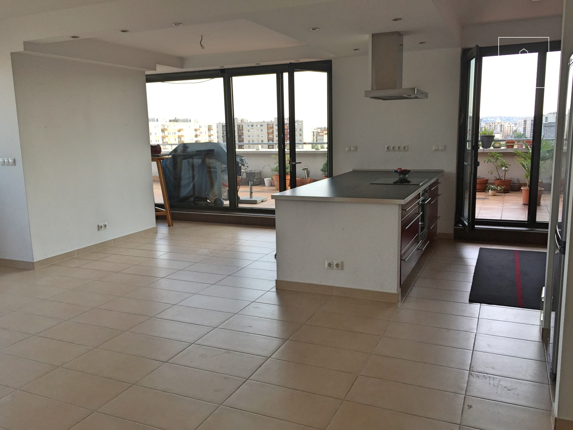 Apartment with an amazing view is for rent in Budapest XIII. district