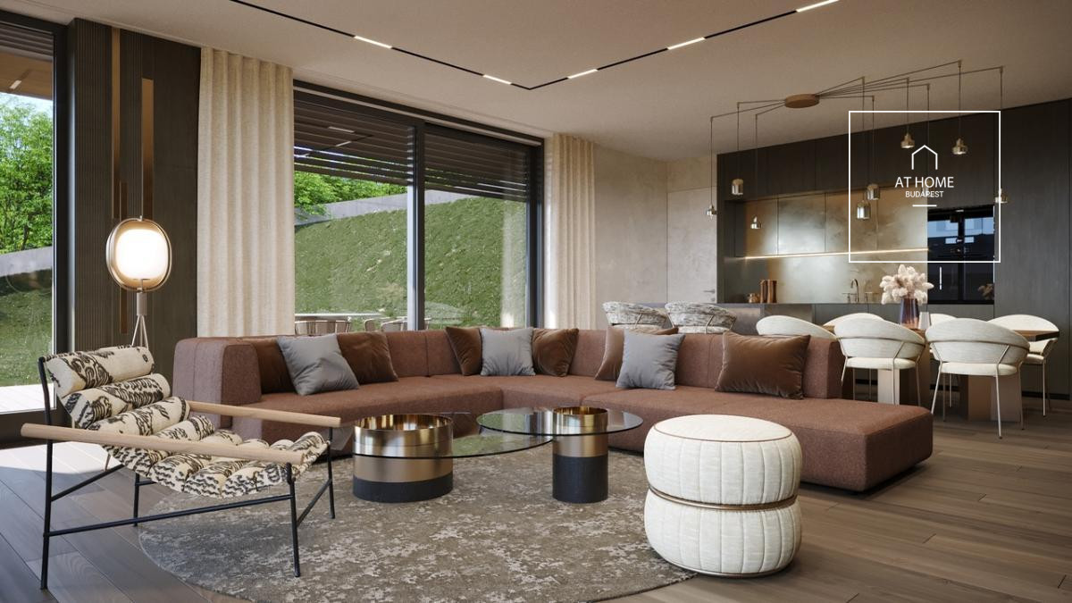 Exlcusive newly-built villa apartment for sale, Mártonhegy, 12th district, Budapest