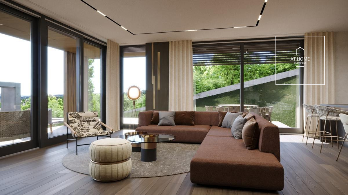 Exkluzív újépítésű villa lakás eladó Budapest, 12. kerület, Mártonhegy