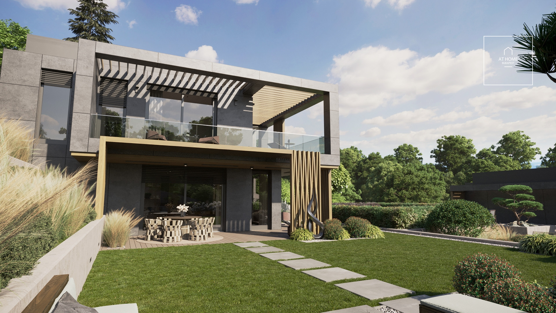 Exkluzív újépítésű villa lakás eladó Budapest, 12. kerület, Mártonhegy