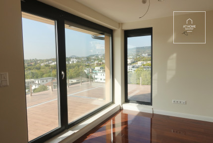 Newly-built penthouse with panoramic view in Budapest 11th district, Madárhegy