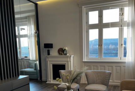 Luxury apartment with Danube panorama for rent in Budapest 13h district, Újlipótváros