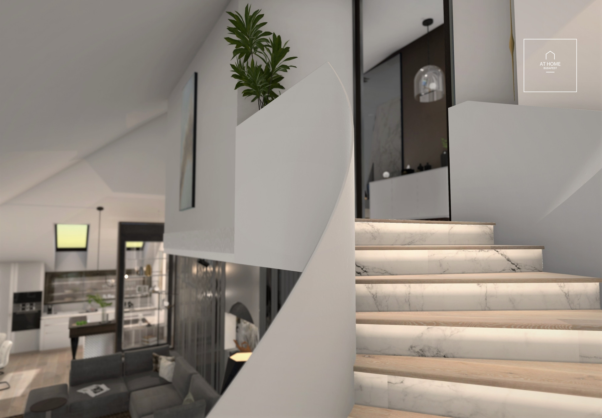 Exkluzív újépítésű duplex lakás Budapest, 6. kerület