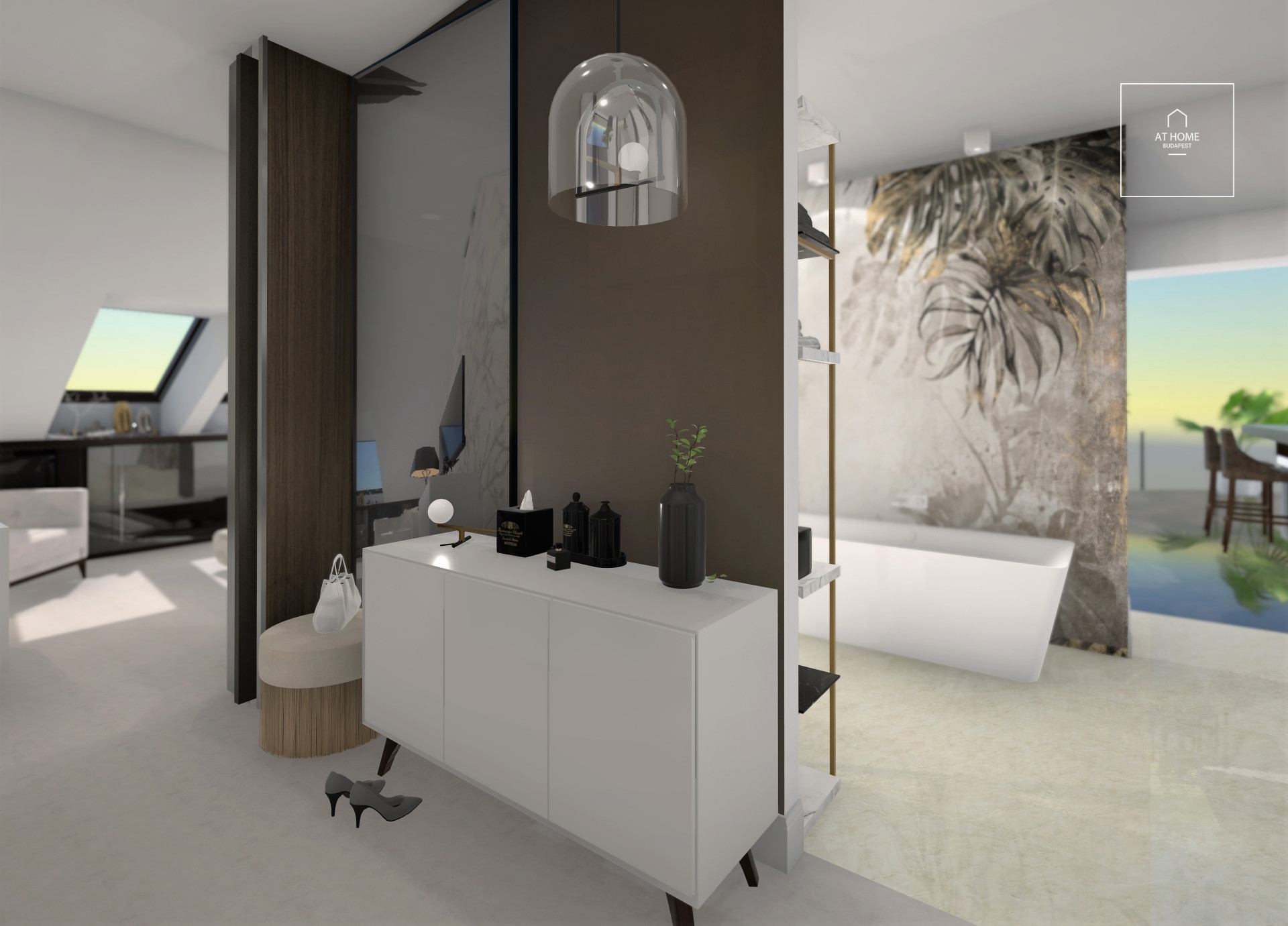 Exkluzív újépítésű duplex lakás Budapest, 6. kerület