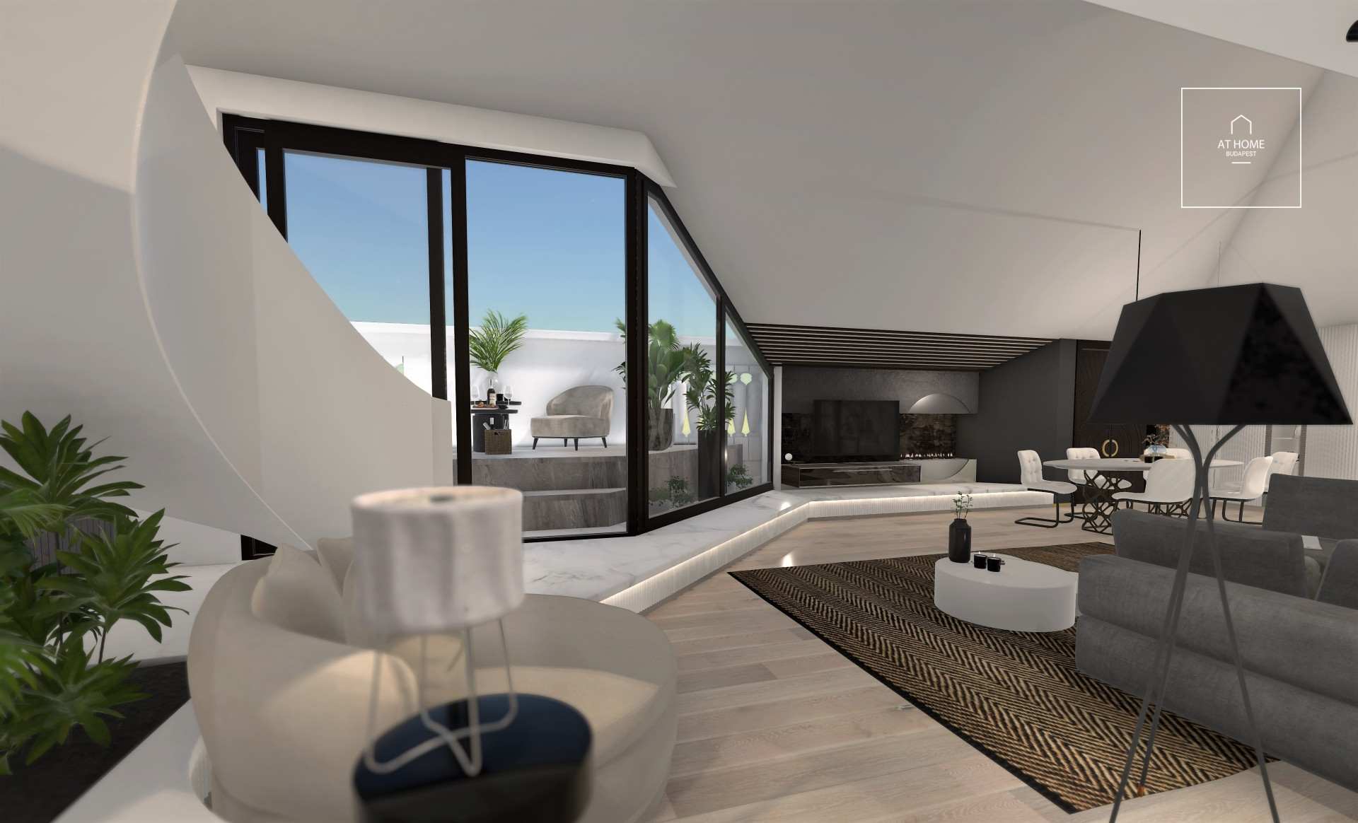 Exkluzív újépítésű duplex lakás Budapest, 6. kerület
