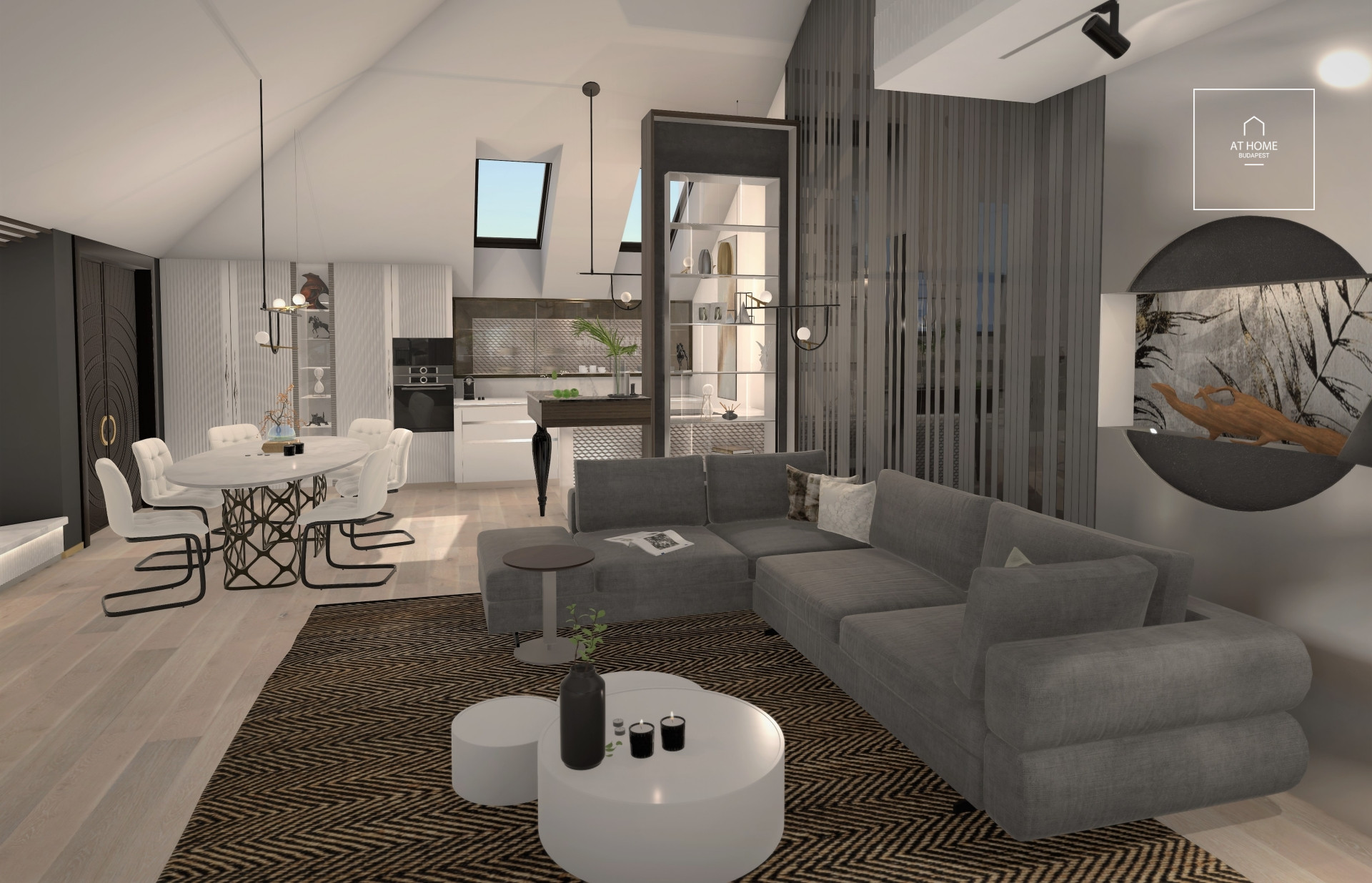 Exkluzív újépítésű duplex lakás Budapest, 6. kerület
