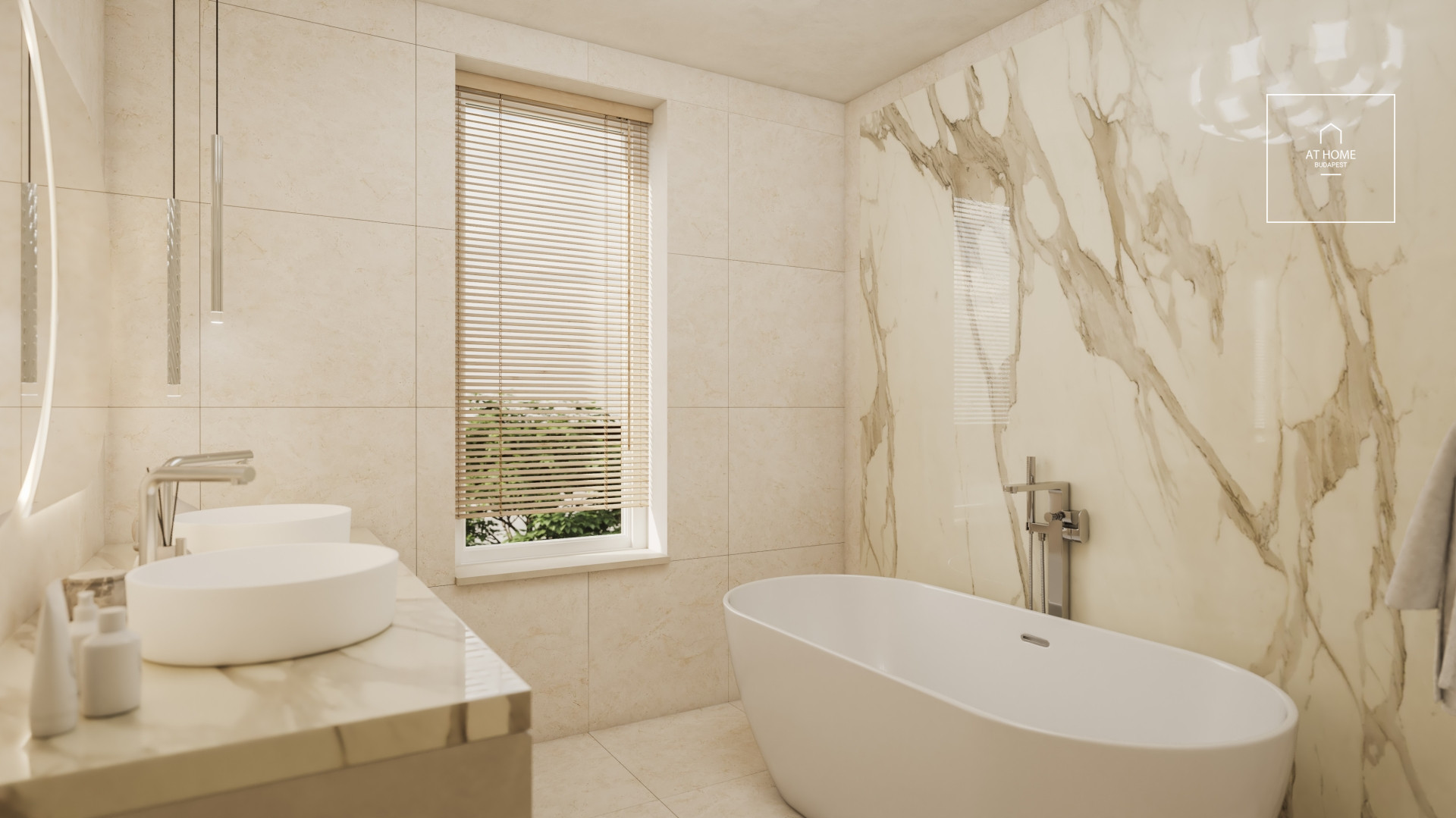 Newly built luxury apartment with panorama in the heart of the II. district