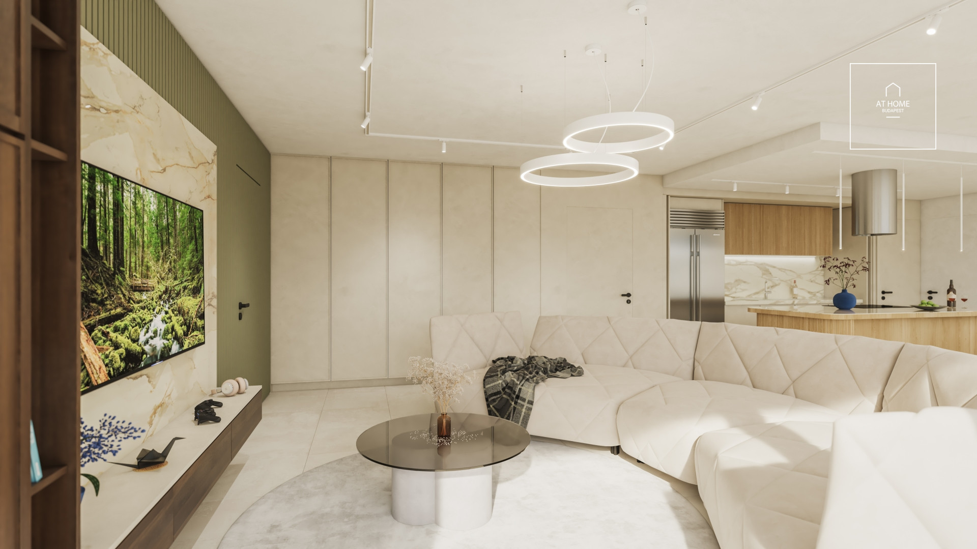 Newly built luxury apartment with panorama in the heart of the II. district