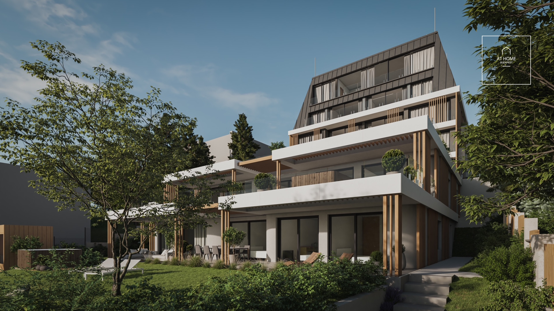 Newly built luxury apartment with panorama in the heart of the II. district