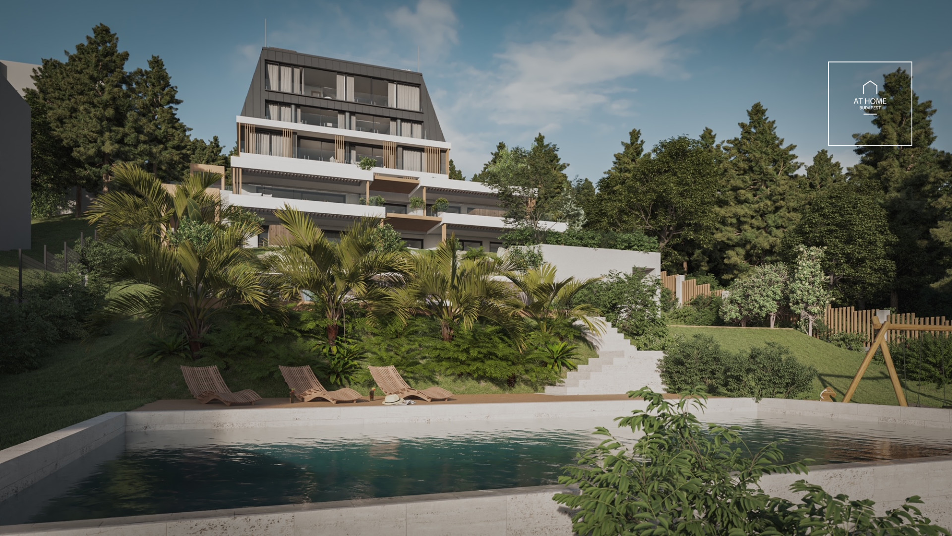 Newly built luxury apartment with panorama in the heart of the II. district